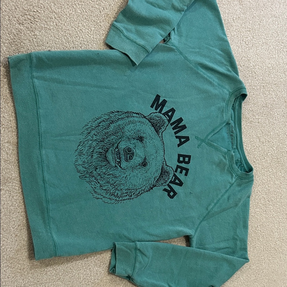 State of Mind Teal Crewneck Pullover